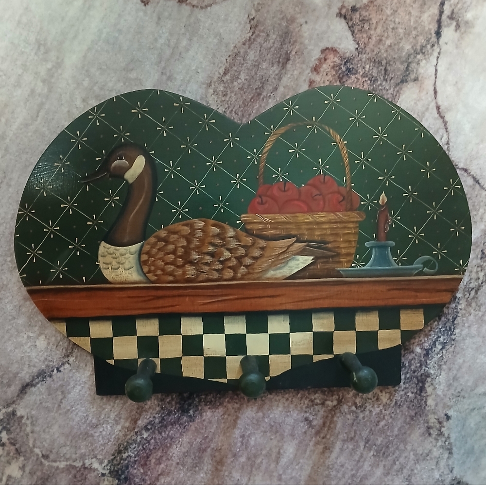 Handpainted Wall Art w/ Pegs